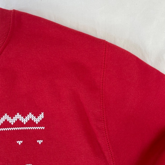 Merry Christmas Ya Filthy Animal Crewneck Sweater Freakin Tees Red Size Medium - Picture 6 of 12